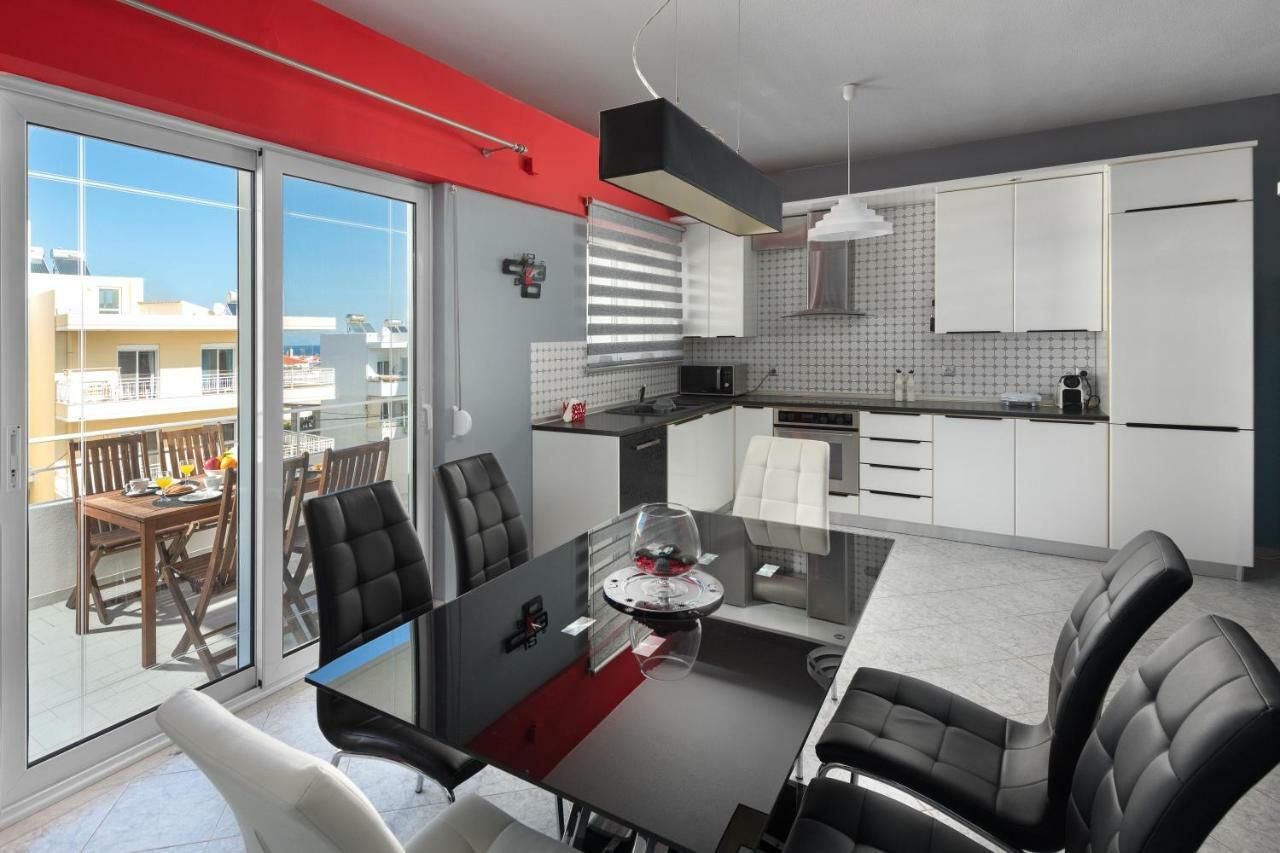 S&A Amazing Sea View Apartment Rhodes City Ngoại thất bức ảnh